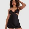 Night Games Summer Crush Slip - Black