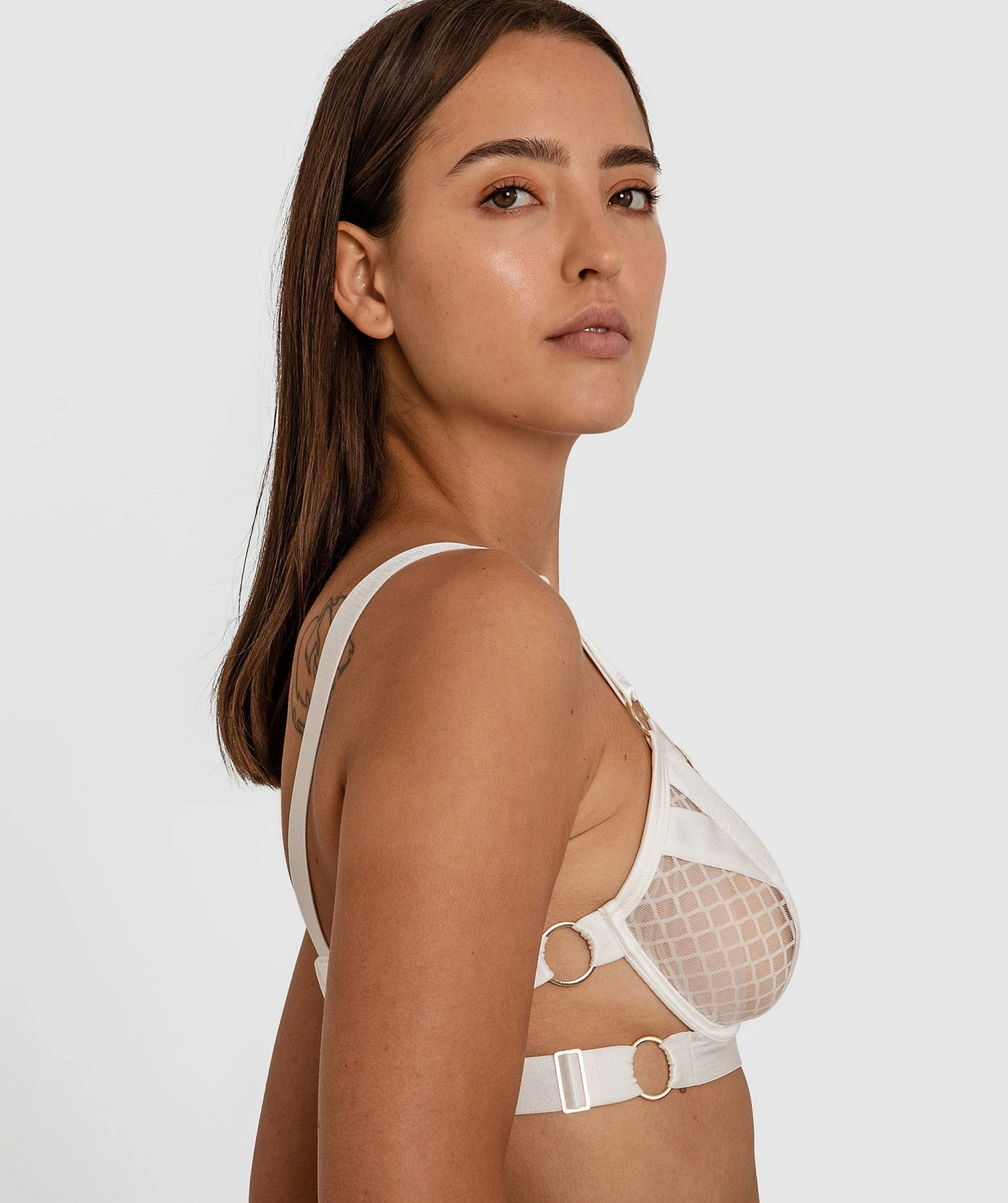 Night Games Utility Underwire Soft Cup Bra - Ivory 4 Night Games Utility Underwire Soft Cup Bra - Ivory - Image 2