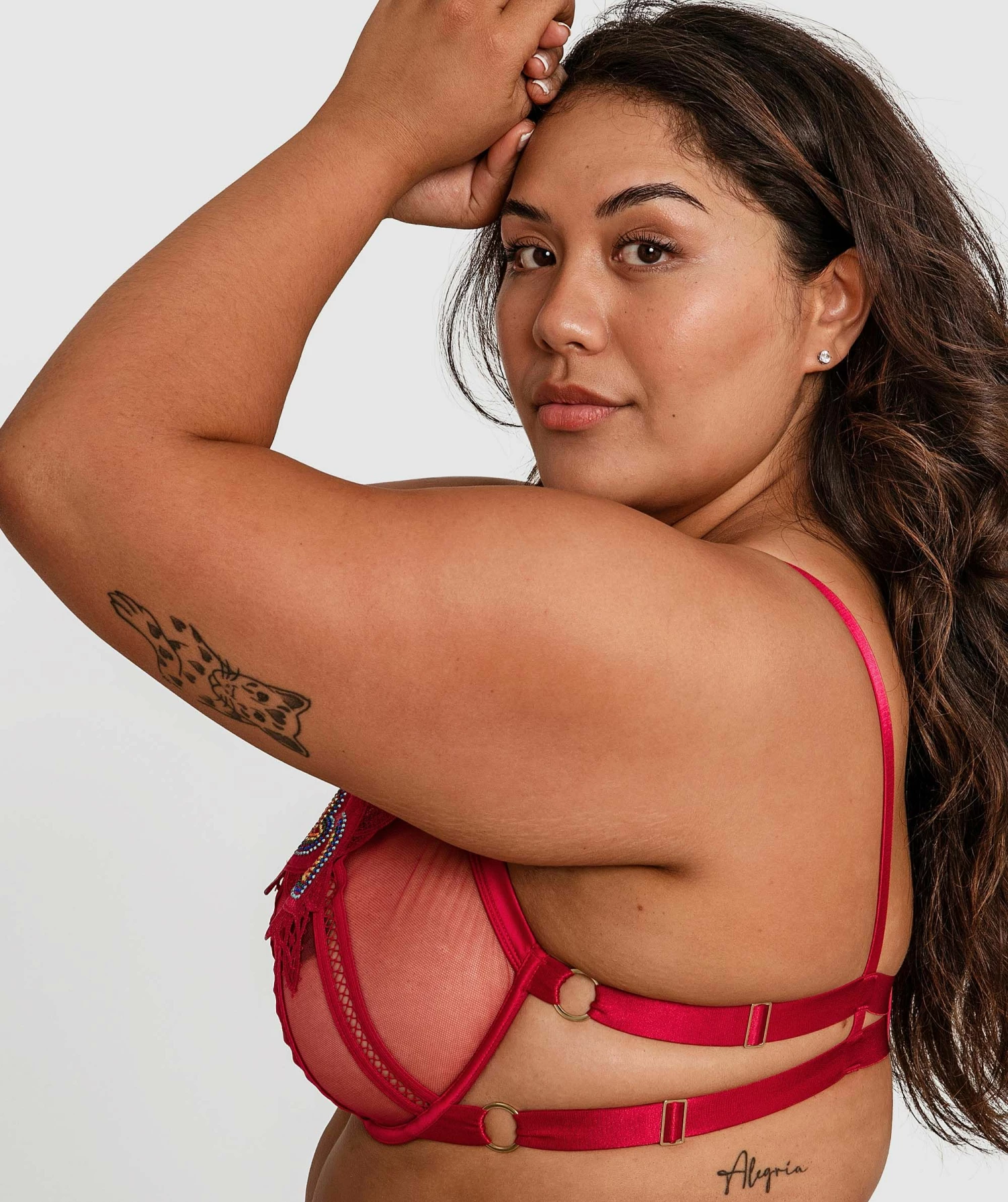 Night Games Valentines Underwire Soft Cup - Red 5 Night Games Valentines Underwire Soft Cup - Red - Image 3