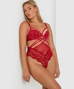 Night Games Voguish Push Up Bodysuit - Dark Red -BRAS N THINGS Sales night games voguish push up bodysuit dark red 01364003 10