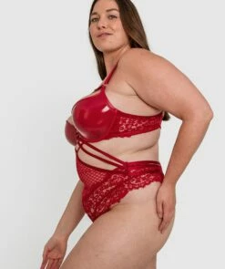 Night Games Voguish Push Up Bodysuit - Dark Red -BRAS N THINGS Sales night games voguish push up bodysuit dark red 01364003 6