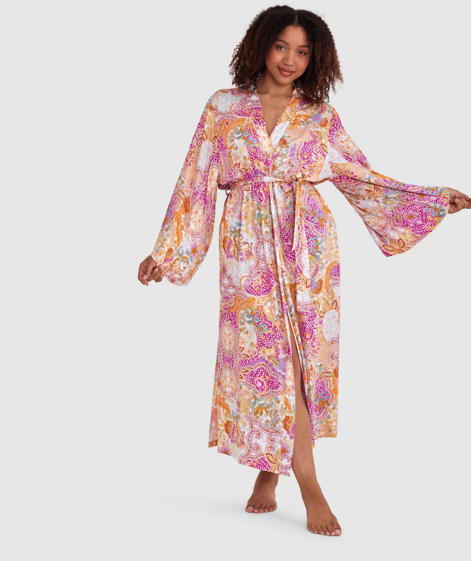 Palmer Long Wrap - Print Paisley 5 Palmer Long Wrap - Print Paisley - Image 3