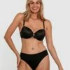 Planet Bliss Lace Brazilian Knicker - Black -BRAS N THINGS Sales planet bliss lace brazilian knicker black 01238702 2