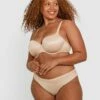 Planet Bliss Lace Brazilian Knicker - Nude -BRAS N THINGS Sales planet bliss lace brazilian knicker nude 01238701 3