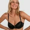 Planet Bliss Lace Contour Bra - Black -BRAS N THINGS Sales planet bliss lace contour bra black 01239101 8