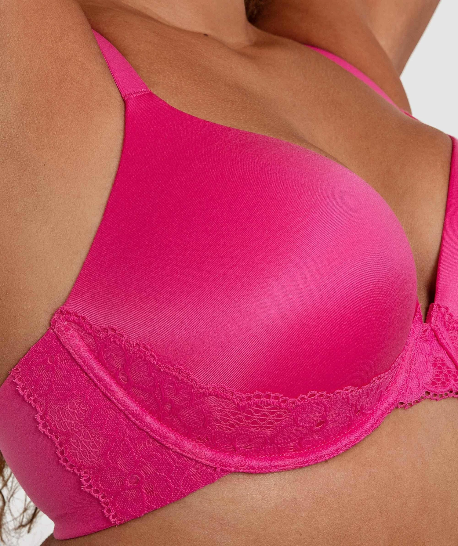 Planet Bliss Lace Full Cup Bra - Fuchsia Pink 7 Planet Bliss Lace Full Cup Bra - Fuchsia Pink - Image 5