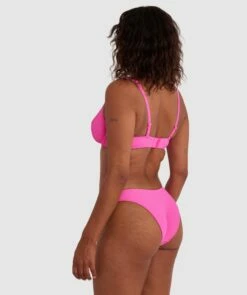 Planet Bliss Swim New Wave Brazilian Pant - Hot Pink -BRAS N THINGS Sales planet bliss swim new wave brazilian pant hot pink 01425202