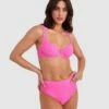 Planet Bliss Swim New Wave High Pant - Hot Pink -BRAS N THINGS Sales planet bliss swim new wave high pant hot pink 01425402 3