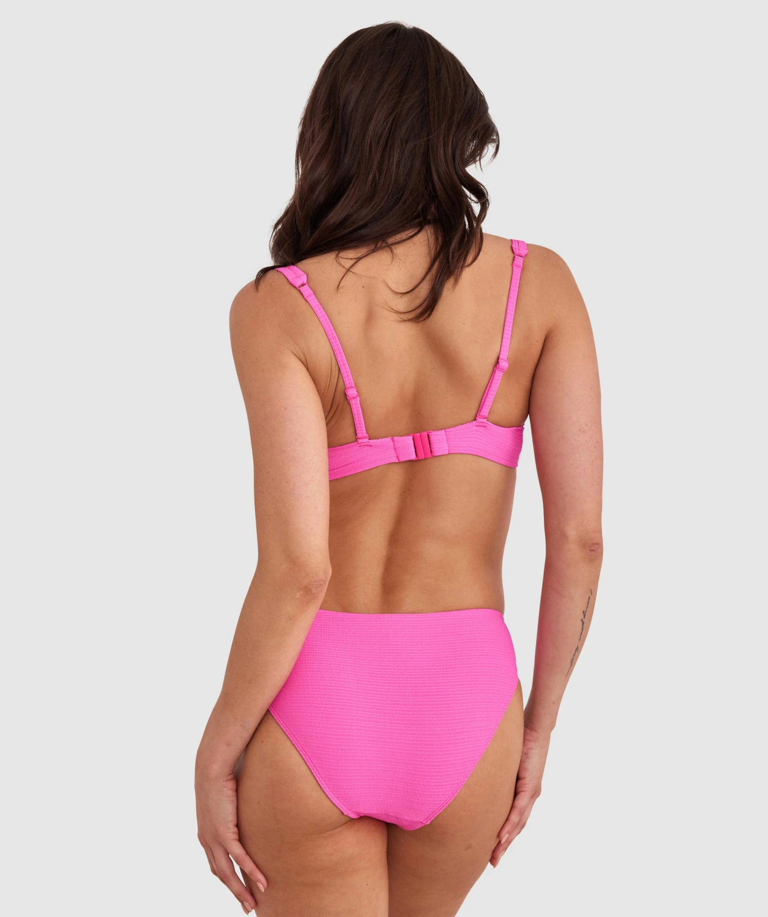 Planet Bliss Swim New Wave Hipster Pant - Hot Pink 7 Planet Bliss Swim New Wave Hipster Pant - Hot Pink - Image 5