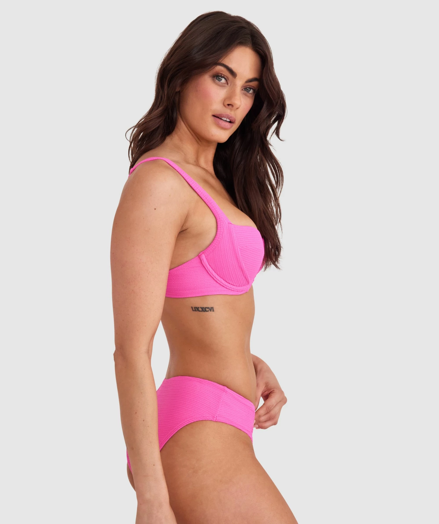 Planet Bliss Swim New Wave Hipster Pant - Hot Pink 3 Planet Bliss Swim New Wave Hipster Pant - Hot Pink