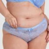 Posie Lace Brazilian Knicker - Light Blue 2 Posie Lace Brazilian Knicker - Light Blue -BRAS N THINGS Sales posie lace brazilian knicker light blue 00496709 3