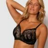 Posie Lace Full Cup Bra - Black -BRAS N THINGS Sales posie lace full cup bra black 01152001 2