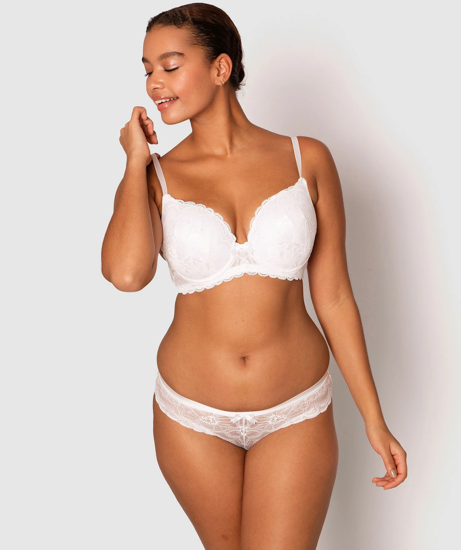 Posie Lace Full Cup Bra - Ivory 3 Posie Lace Full Cup Bra - Ivory