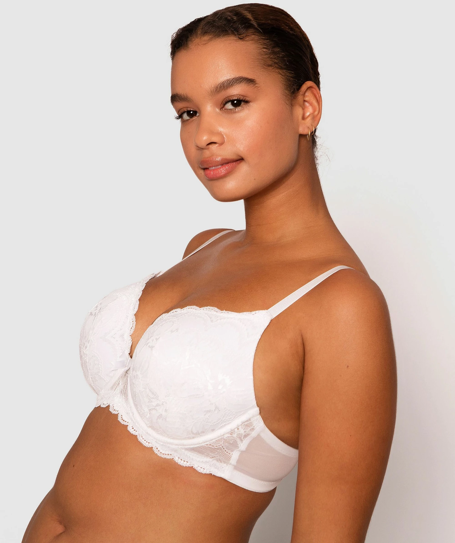 Posie Lace Full Cup Bra - Ivory 4 Posie Lace Full Cup Bra - Ivory - Image 2