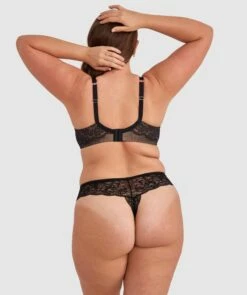 Pure Body Full Cup Bra - Black -BRAS N THINGS Sales pure body full cup bra black 00891701 1