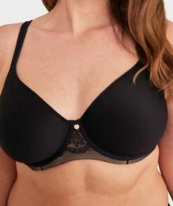 Pure Body Full Cup Bra - Black -BRAS N THINGS Sales pure body full cup bra black 00891701