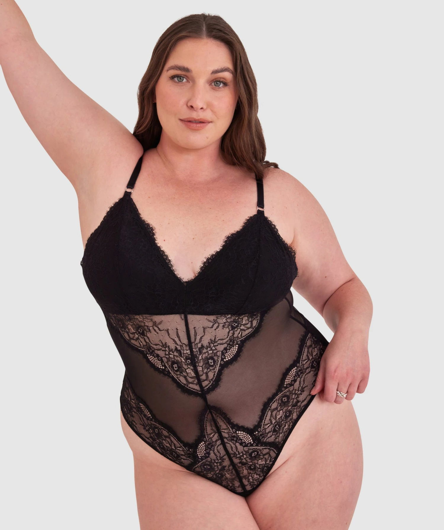 Revolve Lingerie Bodysuit - Black 3 Revolve Lingerie Bodysuit - Black