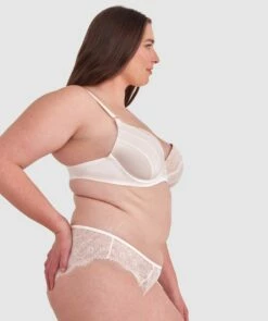 Revolve Removable Wire Contour Plunge Bra - Ivory -BRAS N THINGS Sales revolve removable wire contour plunge bra ivory 01441302