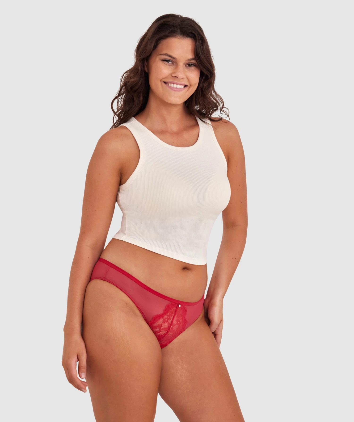 Rina Bikini Brief - Red 4 Rina Bikini Brief - Red - Image 2