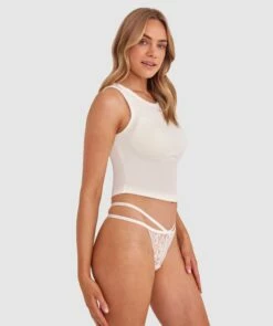 Romance Mini V Knicker - Ivory -BRAS N THINGS Sales romance mini v knicker ivory 01086004 1
