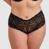 Romance Shortie - Black 1 Romance Shortie - Black -BRAS N THINGS Sales romance shortie black 00590202 3