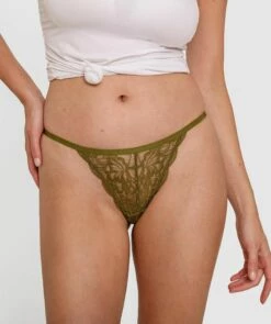 Romance Tanga Knicker - Khaki 10 Romance Tanga Knicker - Khaki -BRAS N THINGS Sales romance tanga knicker khaki 00639908