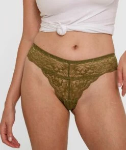 Romance V String Knicker - Khaki 10 Romance V String Knicker - Khaki -BRAS N THINGS Sales romance v string khaki 00590027 3
