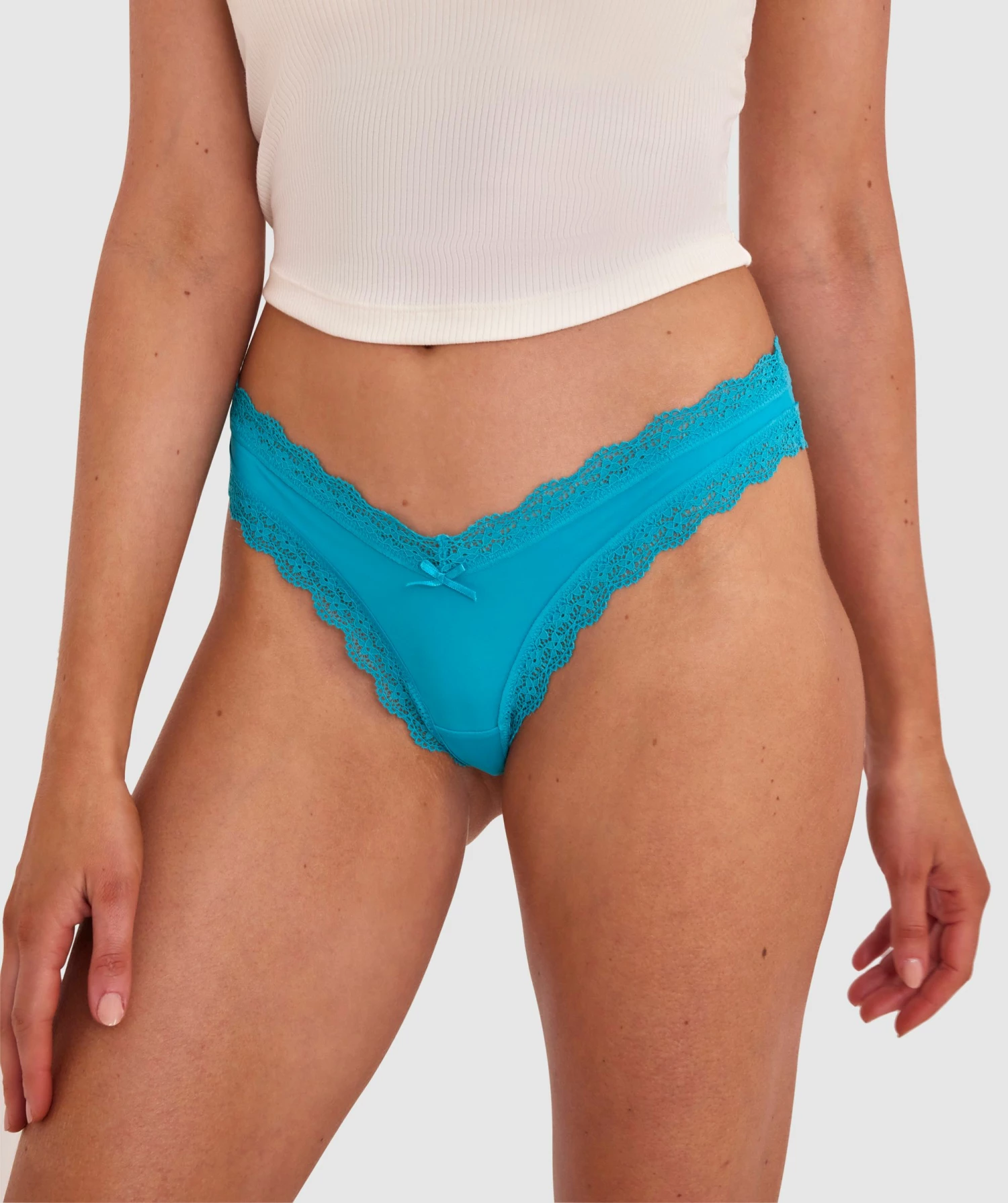 Rosy High Cut Brief - Teal 3 Rosy High Cut Brief - Teal