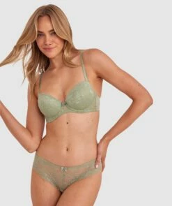 Sally Push Up Bra - Khaki 8 Sally Push Up Bra - Khaki -BRAS N THINGS Sales sally push up bra khaki 01484702 4