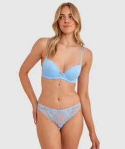 Sally V String - Sky Blue 12 Sally V String - Sky Blue -BRAS N THINGS Sales sally v string sky blue 01484303 2
