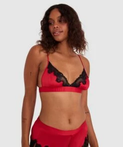 Sammy Bralette - Red -BRAS N THINGS Sales sammy bralette red 01405905 4