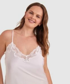 Sammy Low Back Long Slip - Ivory