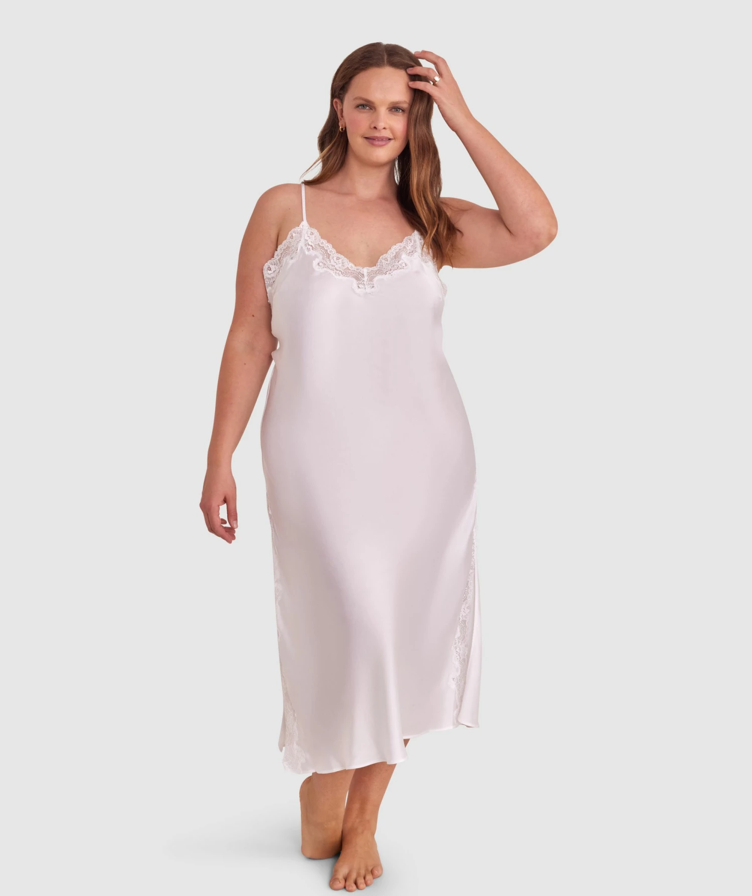 Sammy Low Back Long Slip - Ivory 4 Sammy Low Back Long Slip - Ivory - Image 2