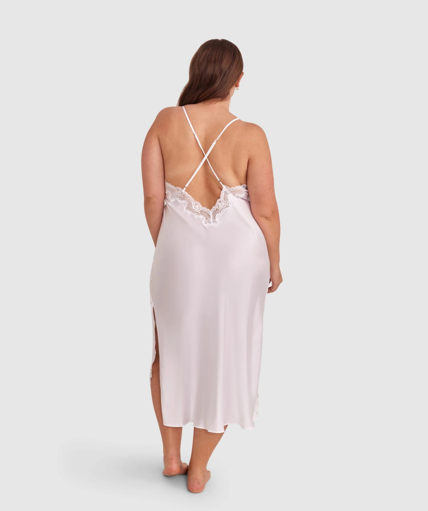 Sammy Low Back Long Slip - Ivory 6 Sammy Low Back Long Slip - Ivory - Image 4