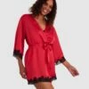 Sammy Short Wrap - Red 2 Sammy Short Wrap - Red -BRAS N THINGS Sales sammy short wrap red 01435404 9