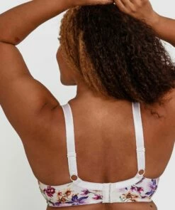 Sapphire Full Cup Bra - Floral Print/White -BRAS N THINGS Sales sapphire curvy underwire bra print floral 00015745 5