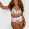 Sapphire Full Cup Bra - Floral Print/White 1 Sapphire Full Cup Bra - Floral Print/White -BRAS N THINGS Sales sapphire curvy underwire bra print floral 00015745 7