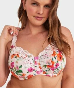 Sapphire Full Coverage Underwire Bra - Print Floral -BRAS N THINGS Sales sapphire full coverage underwire bra print floral 00015749 15