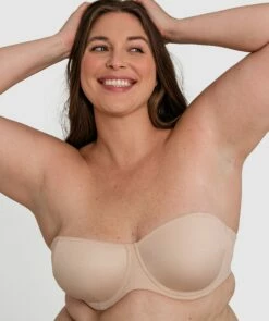 Sapphire Strapless Underwire Bra - Nude