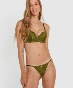 Saskia Push Up Bra - Khaki
