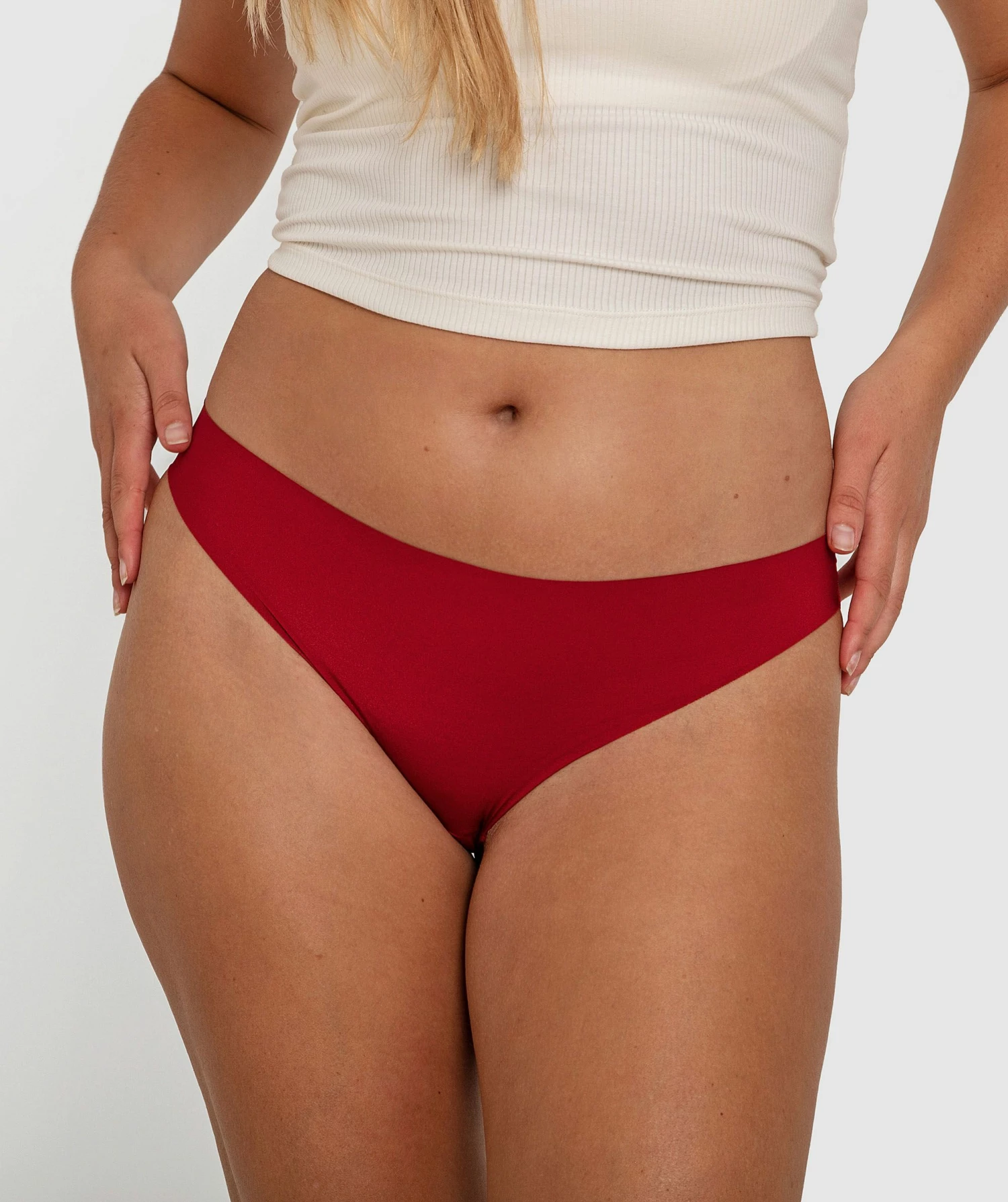 Smooth Comfort Bikini Brief - Dark Red 4 Smooth Comfort Bikini Brief - Dark Red - Image 2