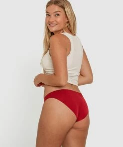Smooth Comfort Bikini Brief - Dark Red 10 Smooth Comfort Bikini Brief - Dark Red -BRAS N THINGS Sales smooth comfort bikini brief dark red 00072806 5
