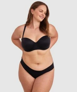 Smooth Comfort Bikini Cut Knicker - Black -BRAS N THINGS Sales smooth comfort bikini cut knicker black 00072801 1