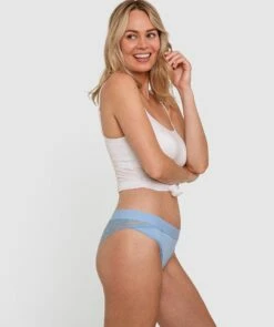 Smooth Luxe Brazilian Knicker - Blue 9 Smooth Luxe Brazilian Knicker - Blue -BRAS N THINGS Sales smooth luxe brazilian knicker blue 01205002 4