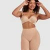 Smooth Microfibre Thigh Shaper - Nude -BRAS N THINGS Sales smooth microfibre thigh shaper nude 00337001 3