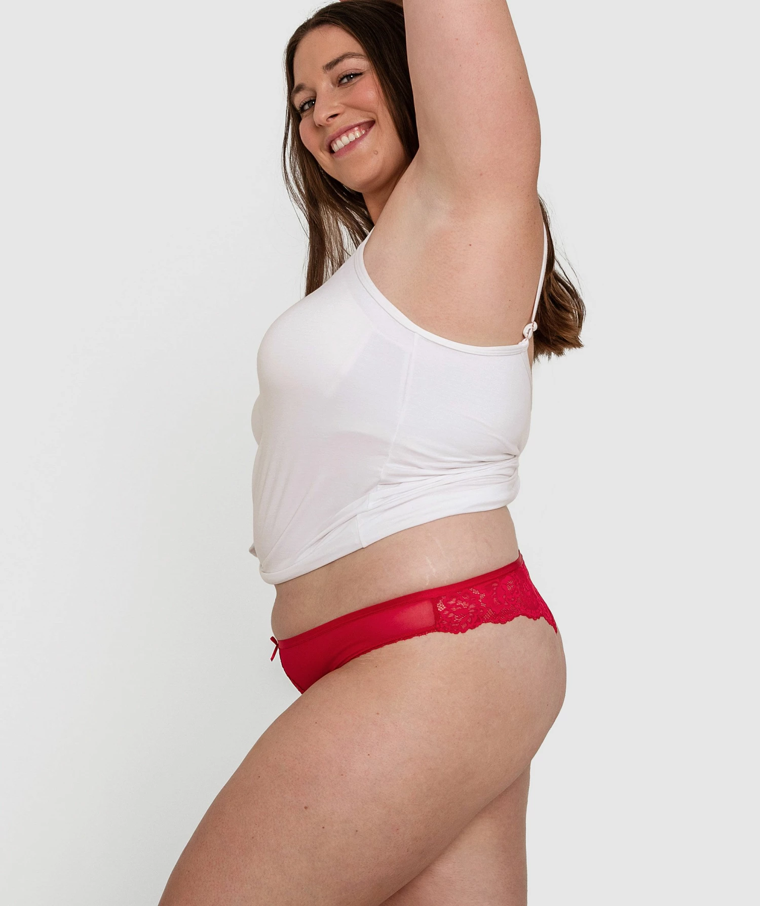 Suzie V String - Red 6 Suzie V String - Red - Image 4