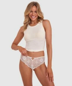 Tia Brazilian Knicker - Ivory -BRAS N THINGS Sales tia brazilian knicker ivory 00847702 4