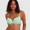 Tia Contour Plunge Bra - Mint Green -BRAS N THINGS Sales tia contour plunge bra mint green 00754104 9