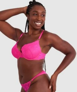 Tia Contour Plunge Bra - Pink 12 Tia Contour Plunge Bra - Pink -BRAS N THINGS Sales tia contour plunge bra pink 00754105 6