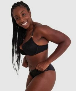Tia Plunge Contour Bra - Black -BRAS N THINGS Sales tia plunge contour bra black 00754106 12